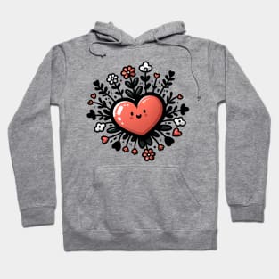 Cute heart -  Matching Couples Love Hoodie